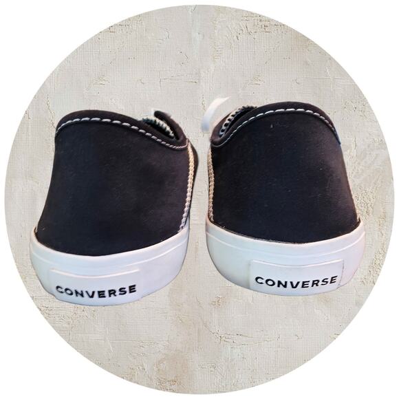 Converse Costa Collapsible Heel Low Ox Black & White Women's Size 9.5 - Picture 4 of 7